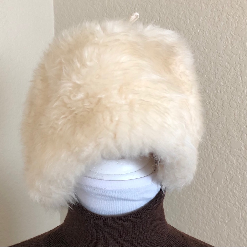 Vintage 60’s Genuine Tuscan Lamb Fur Hat
